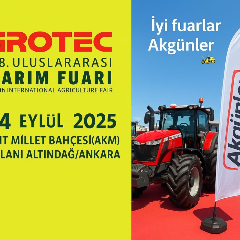 Ankara AGROTEC 2025 28. Uluslararası Tarım Fuarı'nda Katılımcı Firmarlar ile  İşbirliği Gerçekleştirmiş Bulunmaktayız 