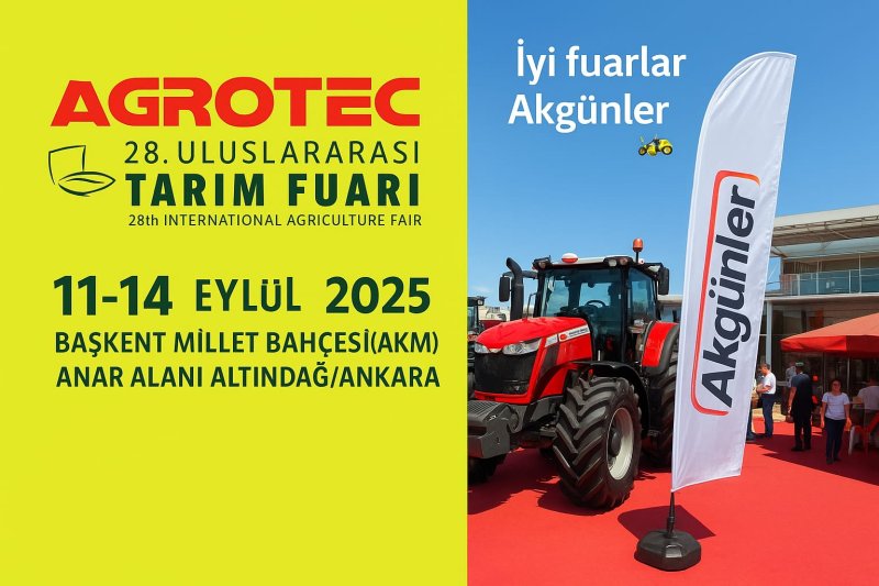 Ankara AGROTEC 2025 28. Uluslararası Tarım Fuarı'nda Katılımcı Firmarlar ile  İşbirliği Gerçekleştirmiş Bulunmaktayız 